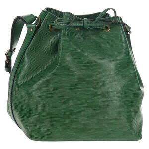 LOUIS VUITTON Epi Petit Noe Shoulder Bag Green